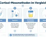 Porównanie metod pomiaru kortyzolu: krew, ślina, mocz 24h, włosy. Analiza poziomu kortyzolu.